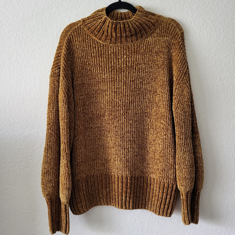 Mustard Yellow Turtle Neck Sweater